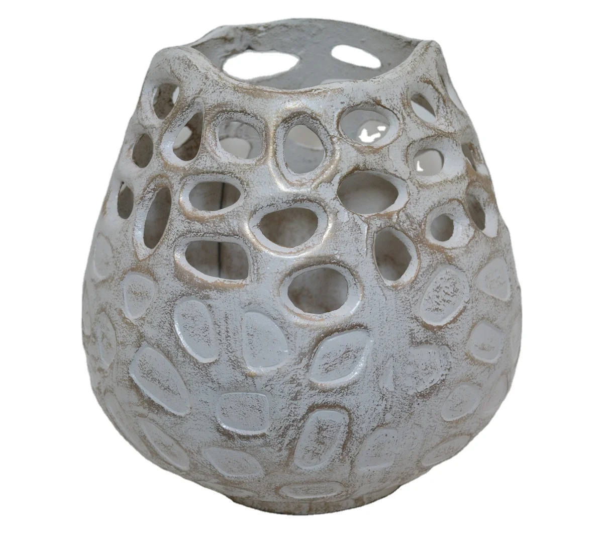 Большие окрашенные алюминиевые цветочные вазы Amazon с черной бронзовой белой Золотой серебряной пудрой текстурированной