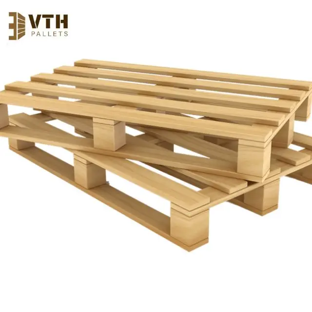 High Quality 4-Way Wooden and Plastic Pallets Wholesale Solutions Direct from Vietnam Factory-Direct Prices