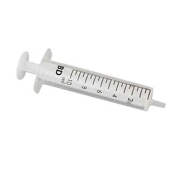 Low MOQ Needle Plastic Syringe Manufacturer Medical Materials Disposable Syringe Injectors 10ml