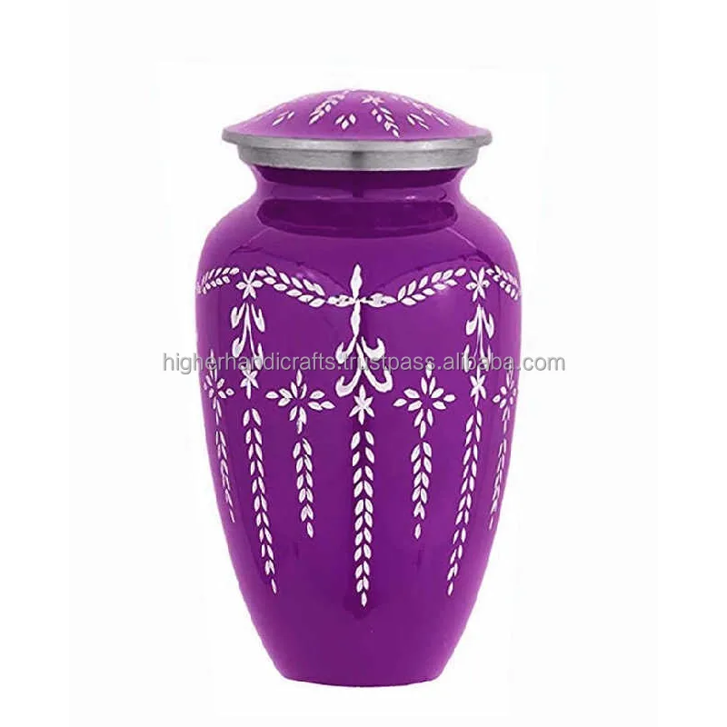 Hummingbird Cremation Urn for Ashes Large Size Urns for Adult Metal Aluminium Wholesale Burial Urns Funeral Supplies