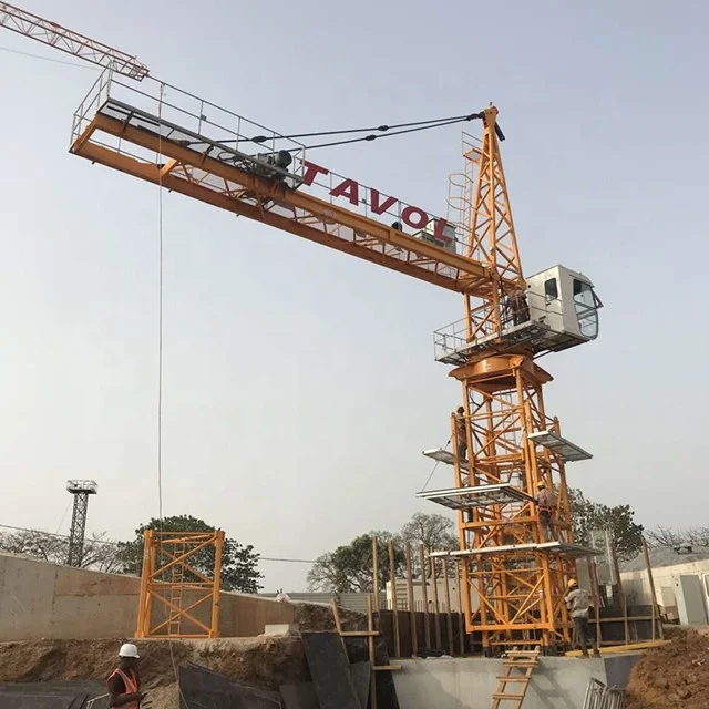 China Tavol Tower Crane Construction Topkit Tower Crane Price 6ton 8ton 10ton
