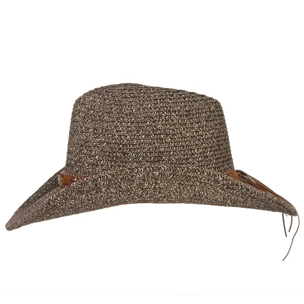 2022 New Style Premium Leather western Vintage Fashion Cowboy Hat Genuine Leather Cowboy Hats For Mens