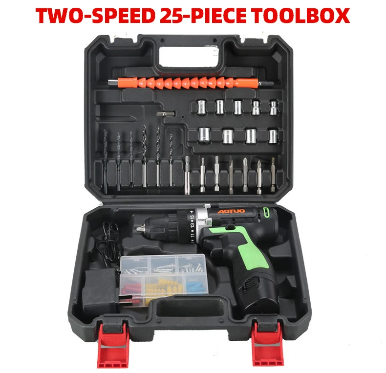 DIY Cordless Drill Power Screwdriver Multi Function Charging Electric Hand Drill Home Industrial Electric Screwdriver