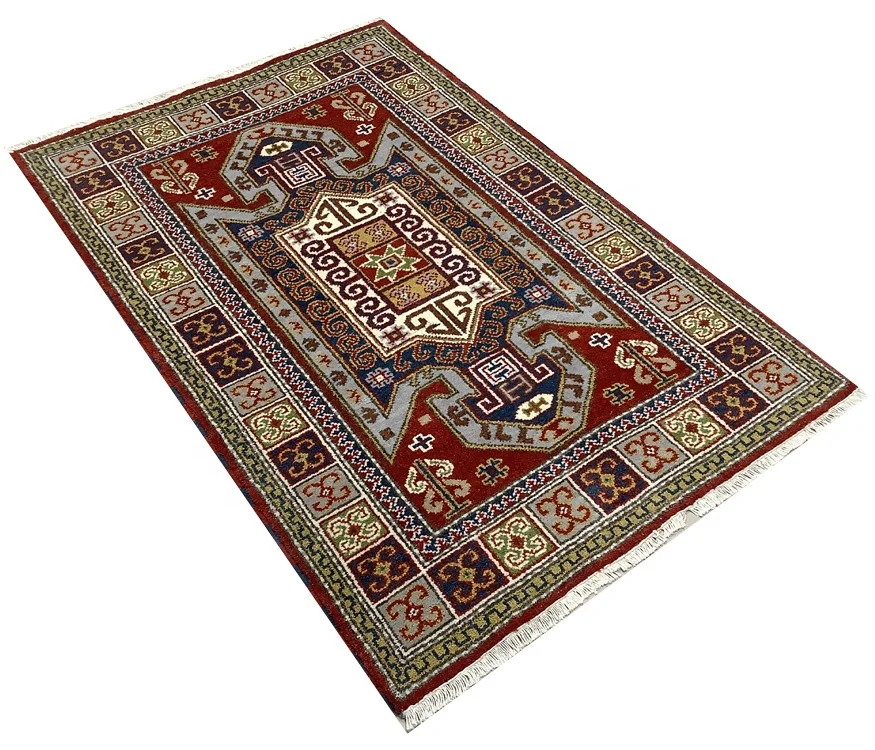 Affordable Hand Knotted Carpet for Living Room I Colourful Decorative Rug for all Season I Trendy Area Rug
