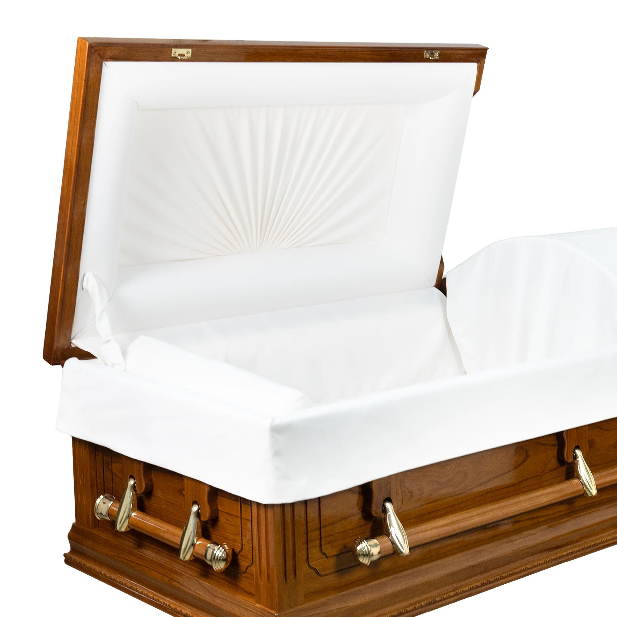 Franklin ODM Custom Adult Wooden Coffins Vietnam Manufactured Burial Caskets OEM Funeral Supplies