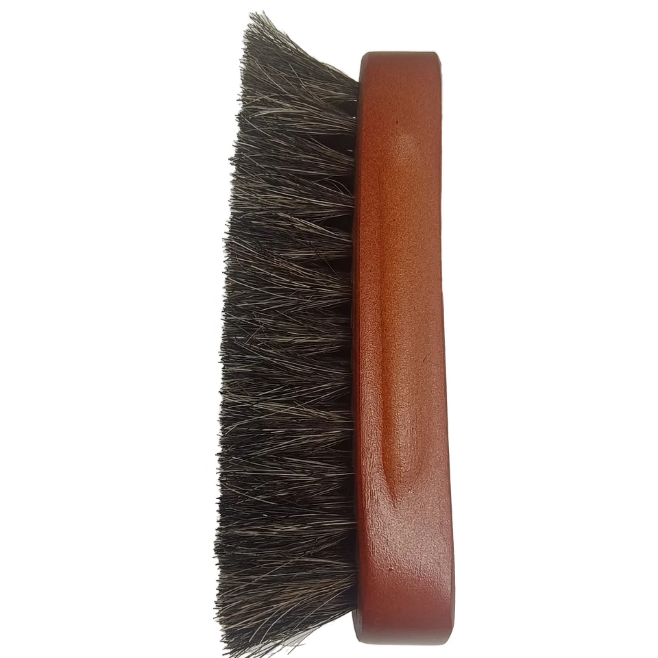 Wooden horsehair shoe brush /Shoe Cleaning Brush Durable and practica shoe cleaner
