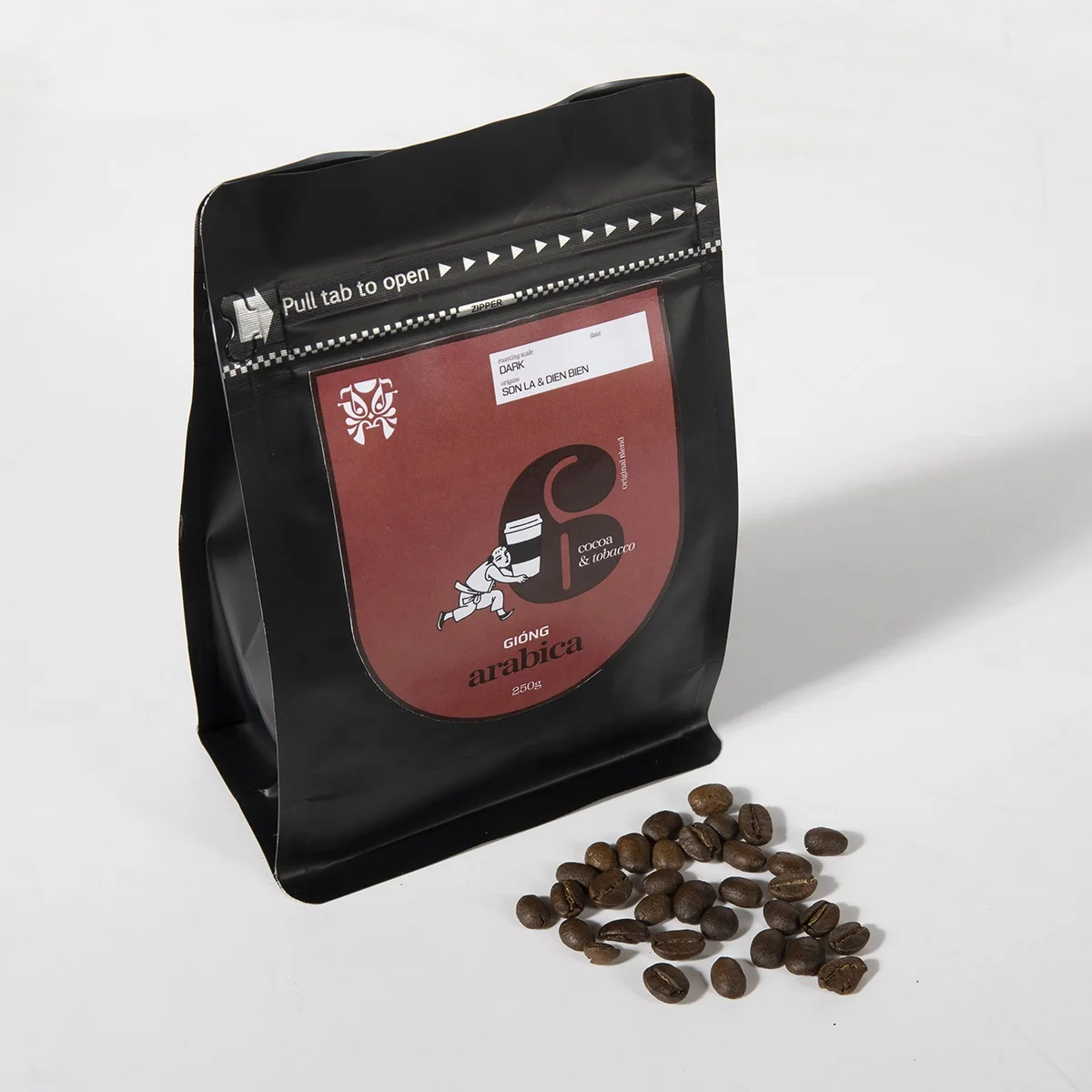 Giong Arabica 6 - The Dark Horse кофе вьетнамский лучшее качество конкурентоспособная цена 100% Арабика жареные кофейные зерна