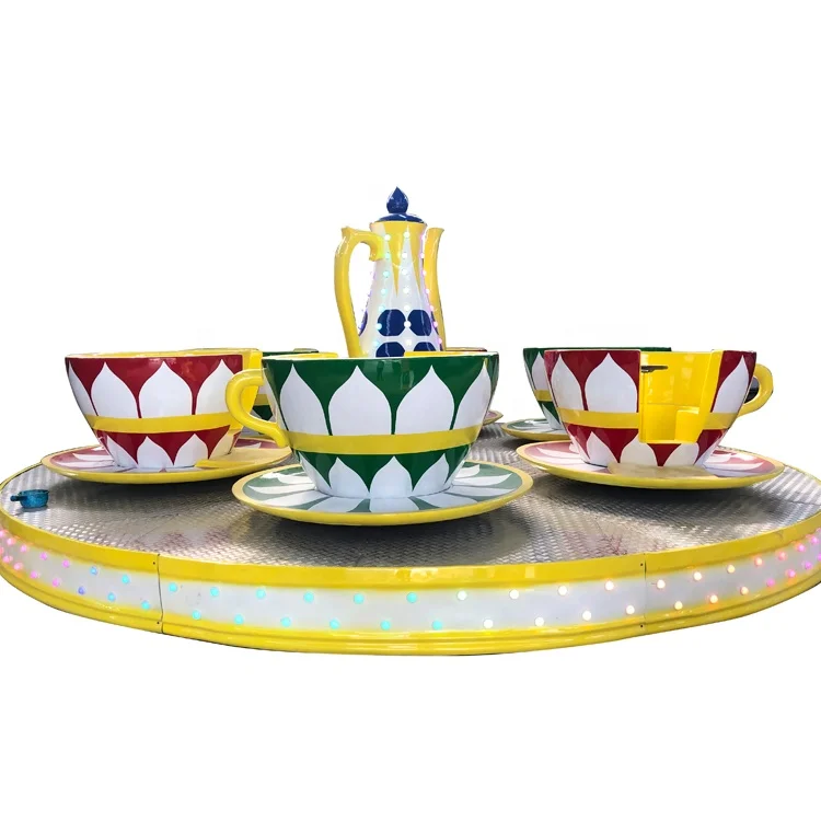 New style amusement games  theme park rides rotating coffee cup rides for sale
