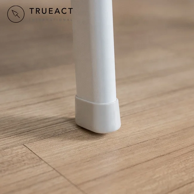 Free standing ladder style white bathroom wooden with metal standing white towel racks