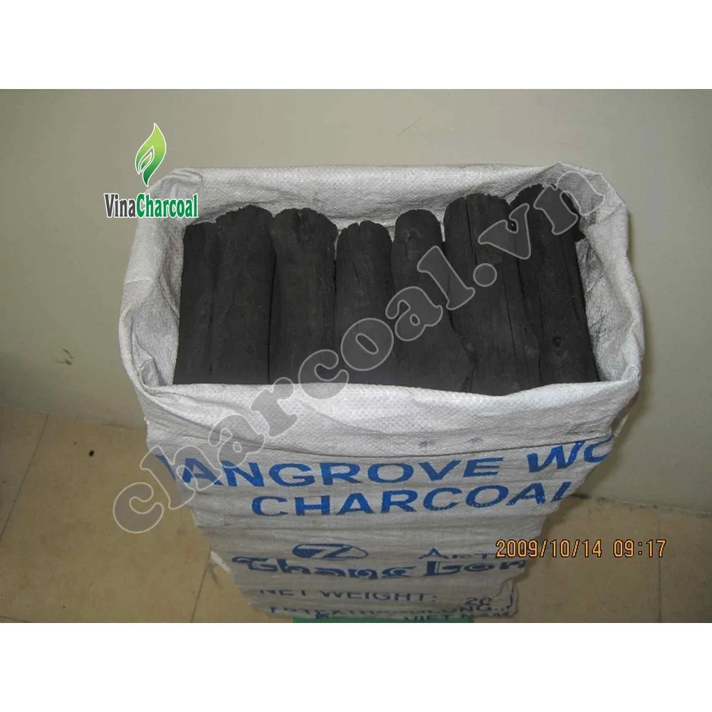 Super Hot Mangrove Wood Charcoal  For Sales Outdoor Grilling in France Supermarkets for cooking heating
