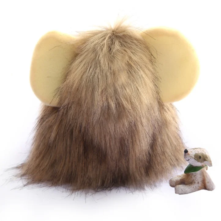 Halloween New Dog Hat Lion Style Pet Cat Costume