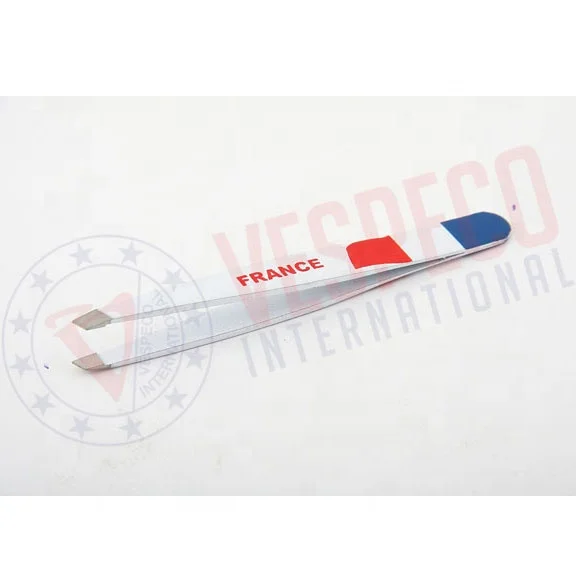 Пинцет для бровей с французским флагом женщин и мужчин пинцет ощипывание вросших волос средство удаления на лице