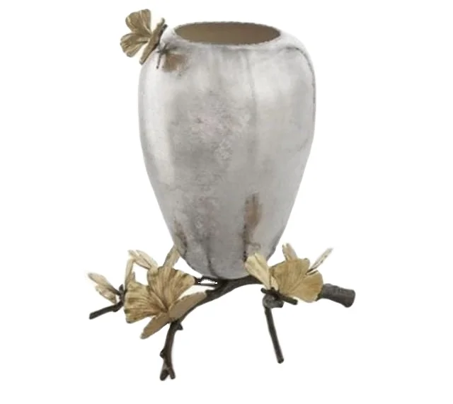 Luxury Modern Flower Vase for Wedding Party Home & restaurant plant vase decorative modern design custom size metal flower vases