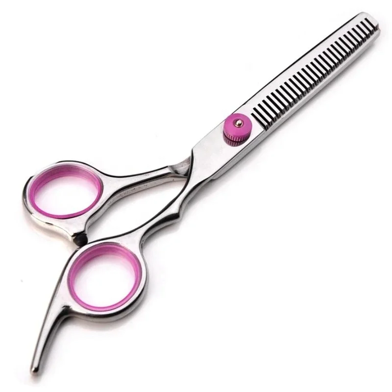 Professional Japan 4cr 6 inch pink hair scissors haircut scissors thinning barber makas hair cutting shears hairdresser scissors