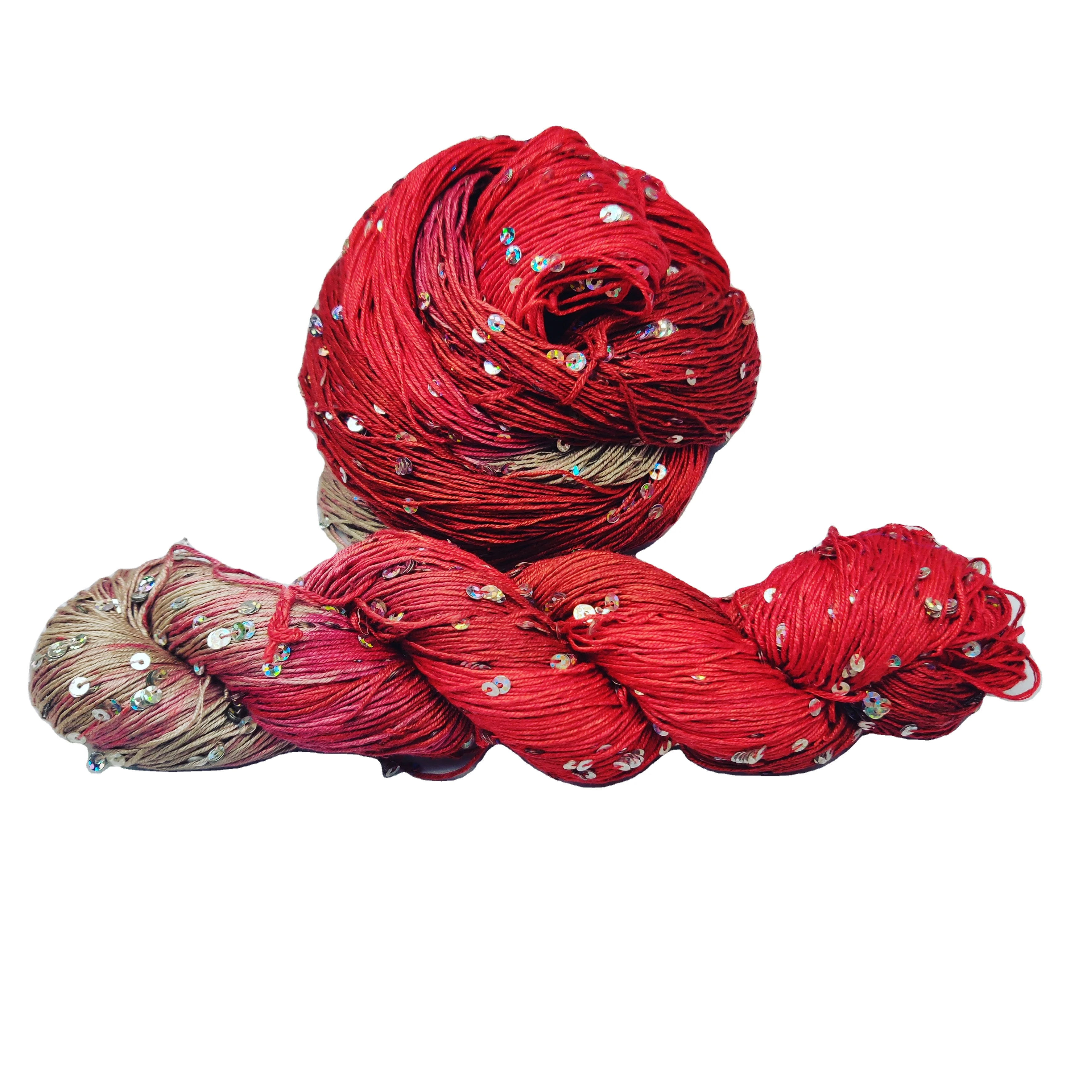 embellished silk yarn Yellow Color Para Aramid Yarn Ring Embroidery Anti Technics Style Packing Flame Pattern beaded yarn