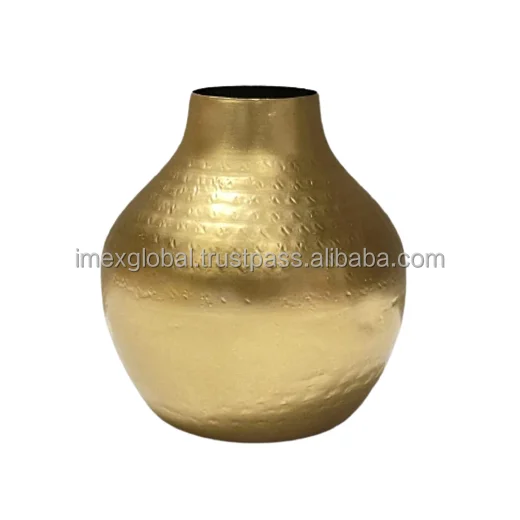 Hammered Casted Tall Metal Martini Vase Decorative Large Hammered Leak Proof Metal Vase In Best Quality And In Cheap Prices