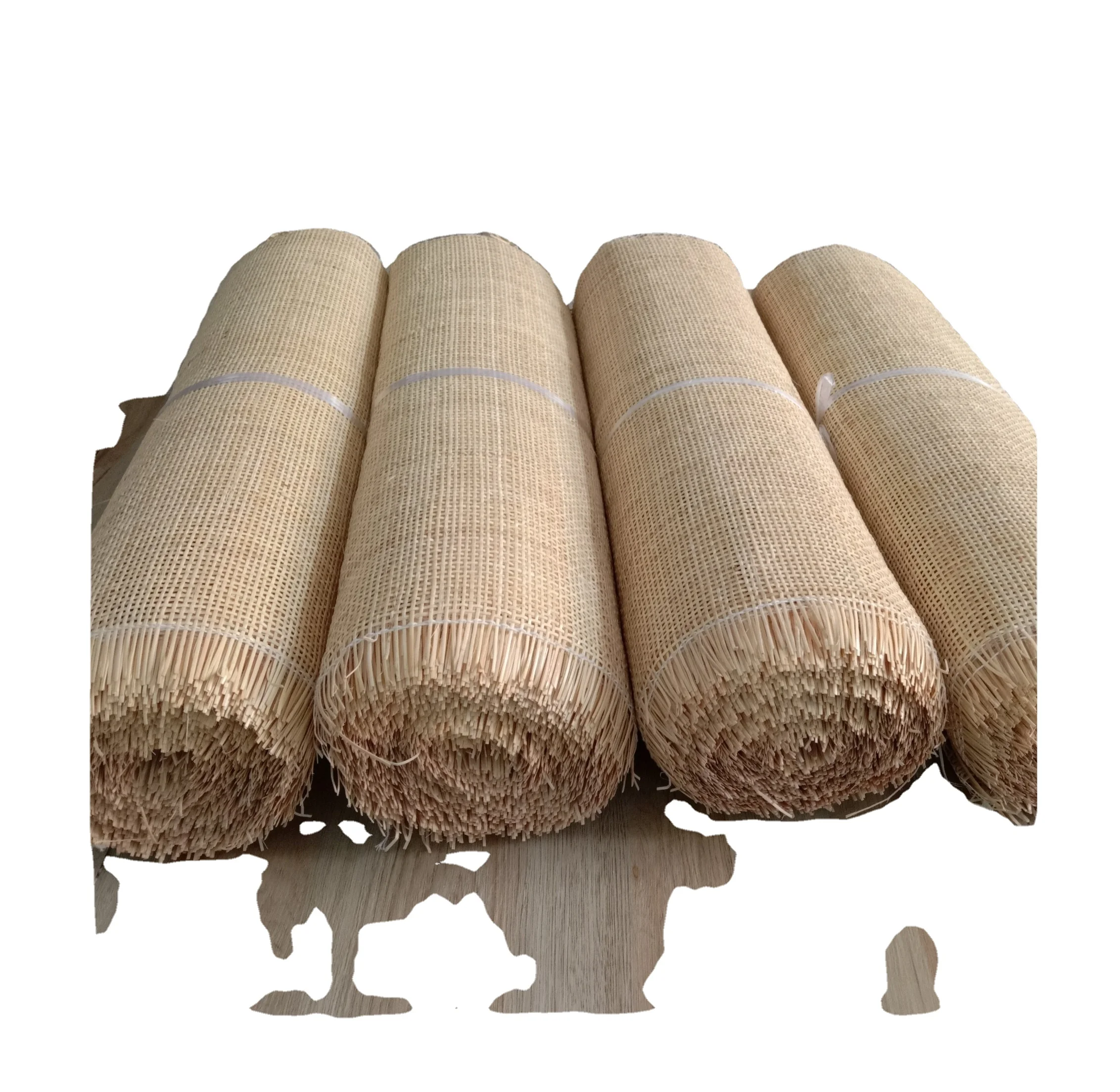 Woven Open Mesh Cane / Bleached rattan webbing cane / Natural Rattan Cane Mesh Webbing Roll 99 Gold Data