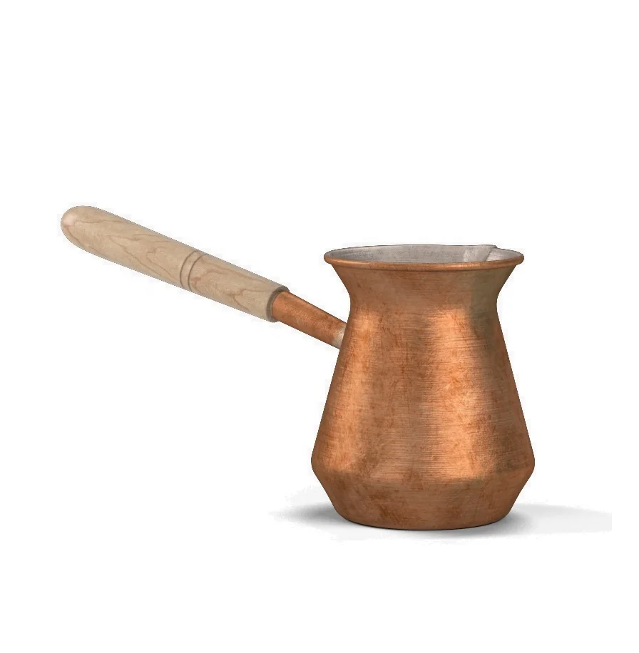 Brass Turkish Tea Pot Mug Coffee Serving Pot With Handle Customized Size For Home Hotel and Restaurant Stylish Serving Coffee