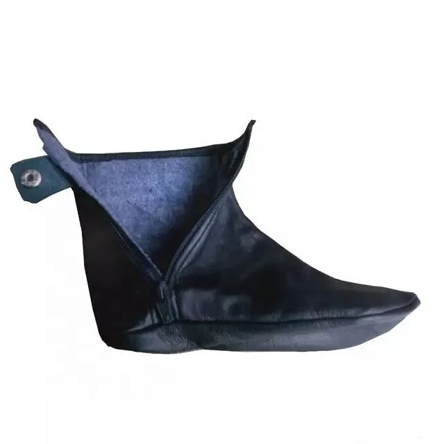 best quality thin Lightweight Waterproof customized Easy to Put on Leather Socks for men and women Made of Genuine Leather