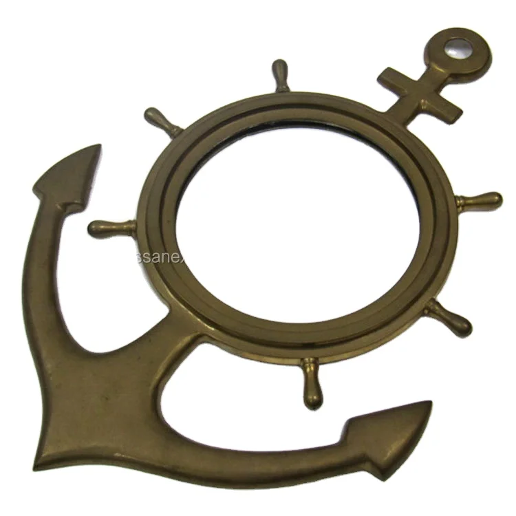 Nautical Solid Brass Ship Anchor Table Top Decorative Anchor for Table Top Decorative Desktop Ship Anchor