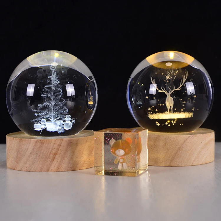 New release 2024 wholesale price Best Selling Table Led Most Popular Lighting For Children Crystal led night light