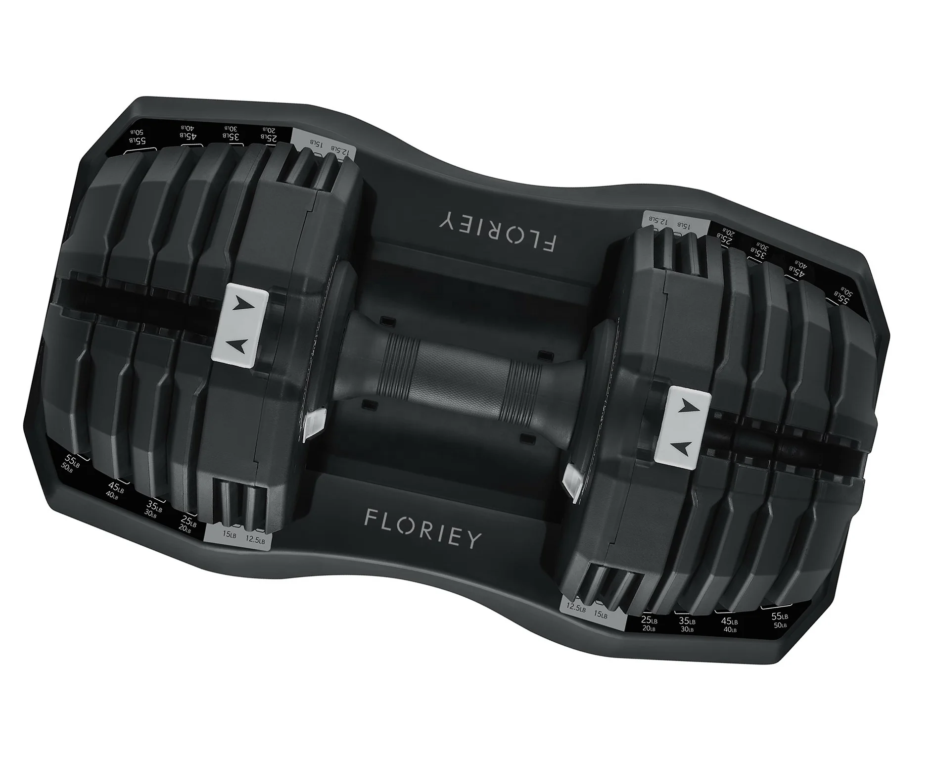 Wholesale 55LB Rubber Coated Adjustable Dumbbell 25KG sport equipment training