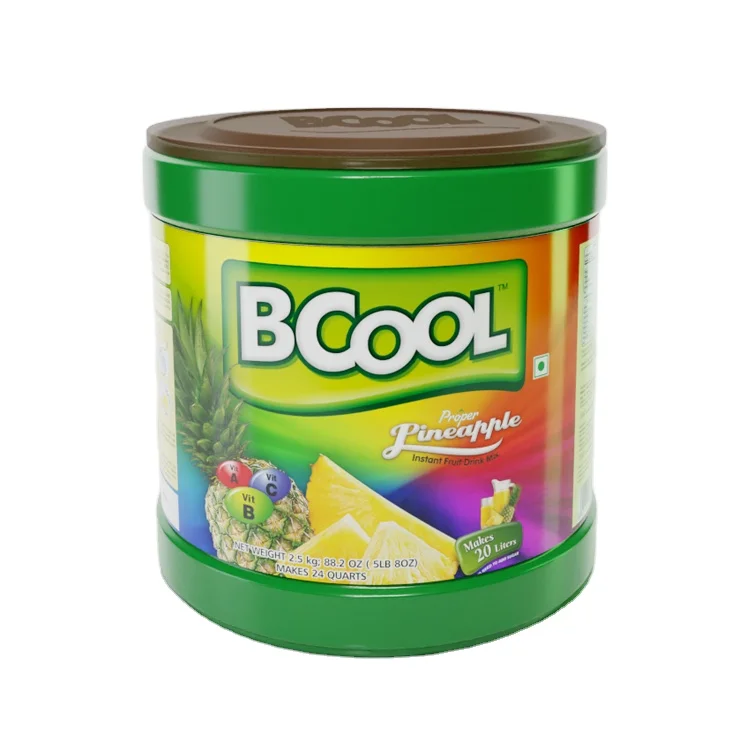 Widely Exported Delicious Natural Pineapple Fruit Flavor Drink Powder Instant Fruit Juice Powder from Indian Manufacturer