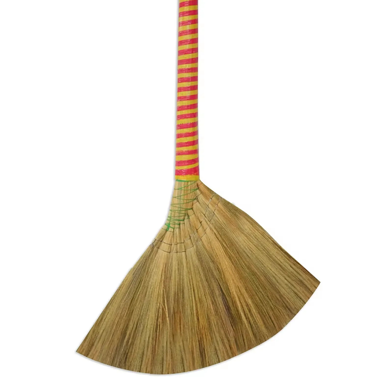 Handmade Vietnam Soft Broom with Colored Handle/ Straws brooms/ Brooms Vietnam