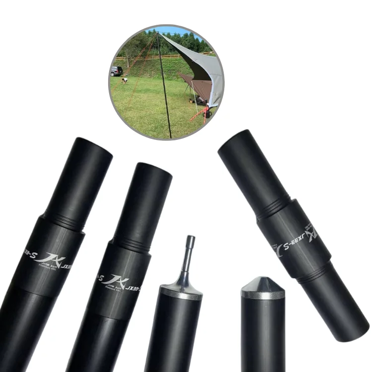 Black joint connector tent camping pole frame