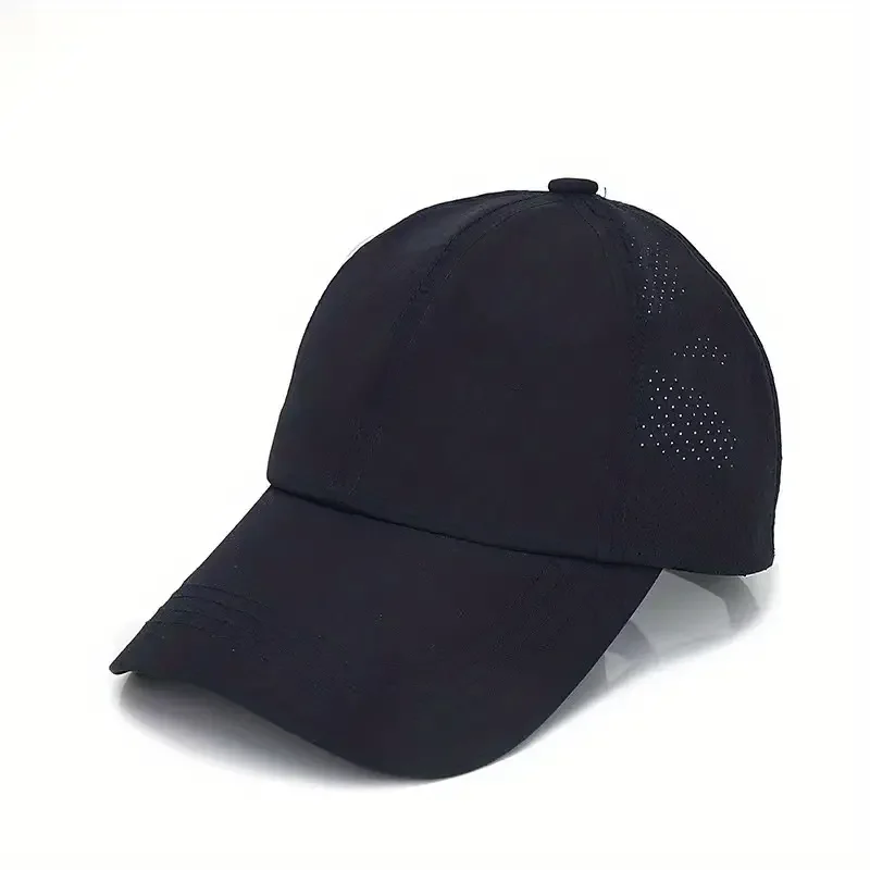 Original 6 Panel Sports Cap Black Vintage Sports Hats High Quality Customized LOGO Caps For Men Embroidery