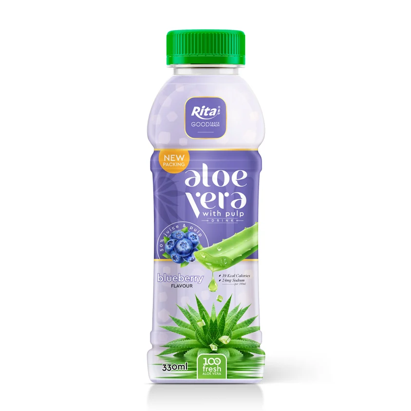 Vietnam Good Taste Refresh Body Price 330 ml Pet Bottle Aloe Vera Juice With Apple