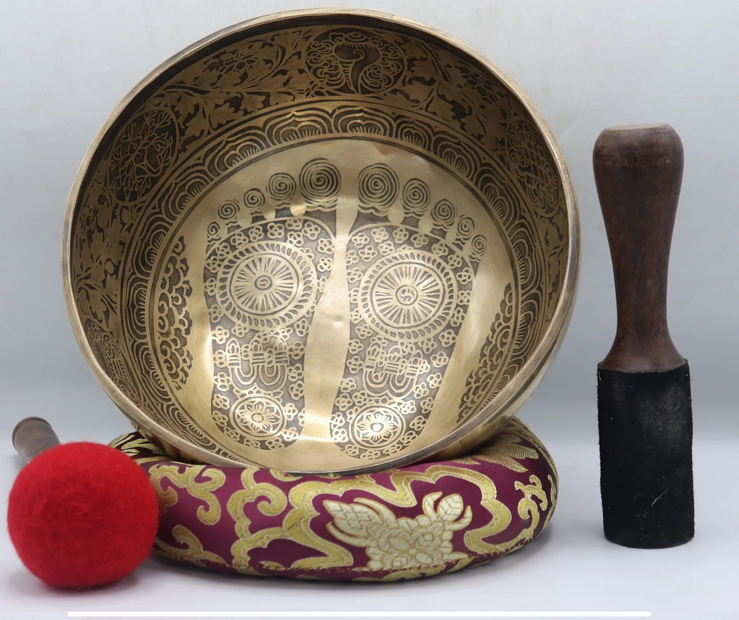 New Arrival Natural Healing Bowl High Quality Brass Singing Bowl For Home Decoration Sound Therapy And Meditation Top Trending