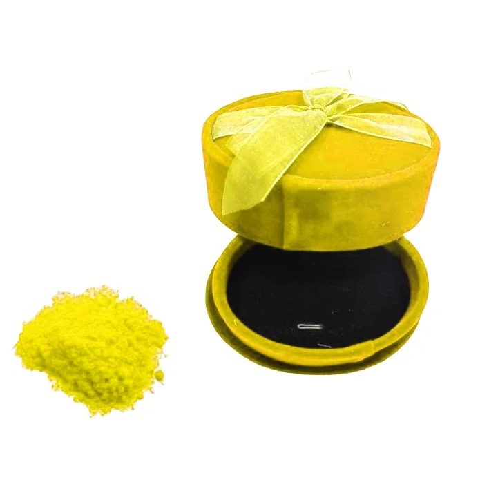 Custom Order 0.6mm 1.5D Yellow Color Polyamide Flock Fiber Nylon Fiber EGP-0428 Customizable