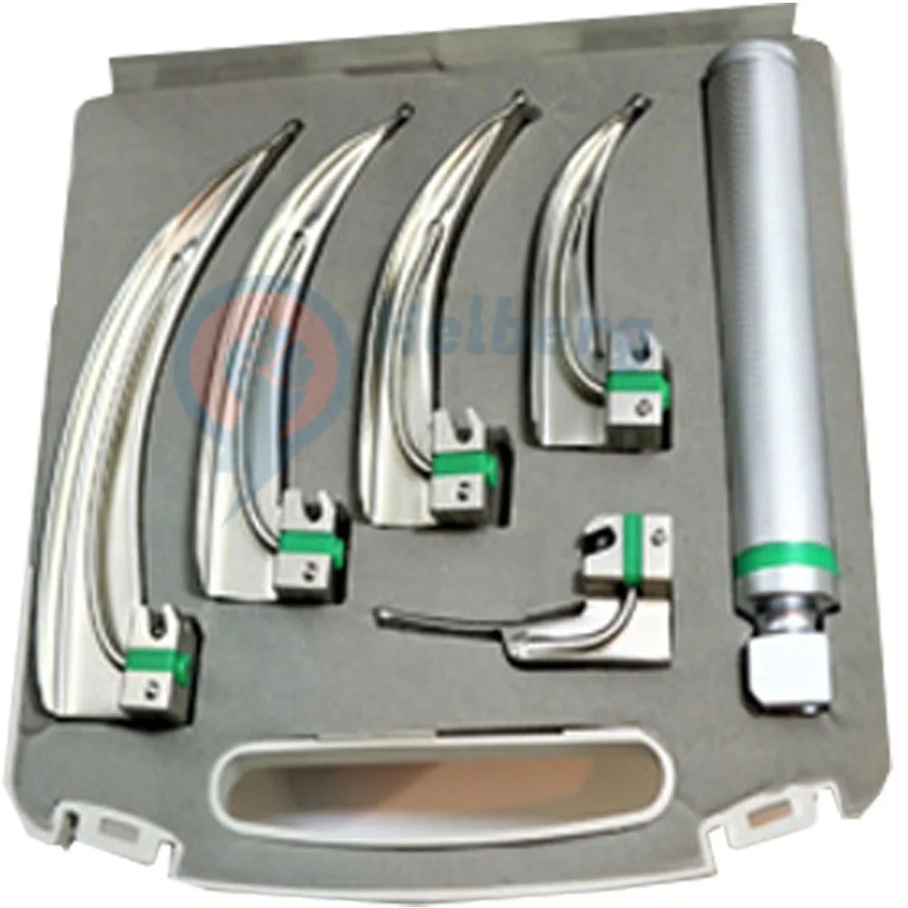 Высококачественный Ларингоскоп McCoy гибкий волоконно-оптический набор из 4 лезвий