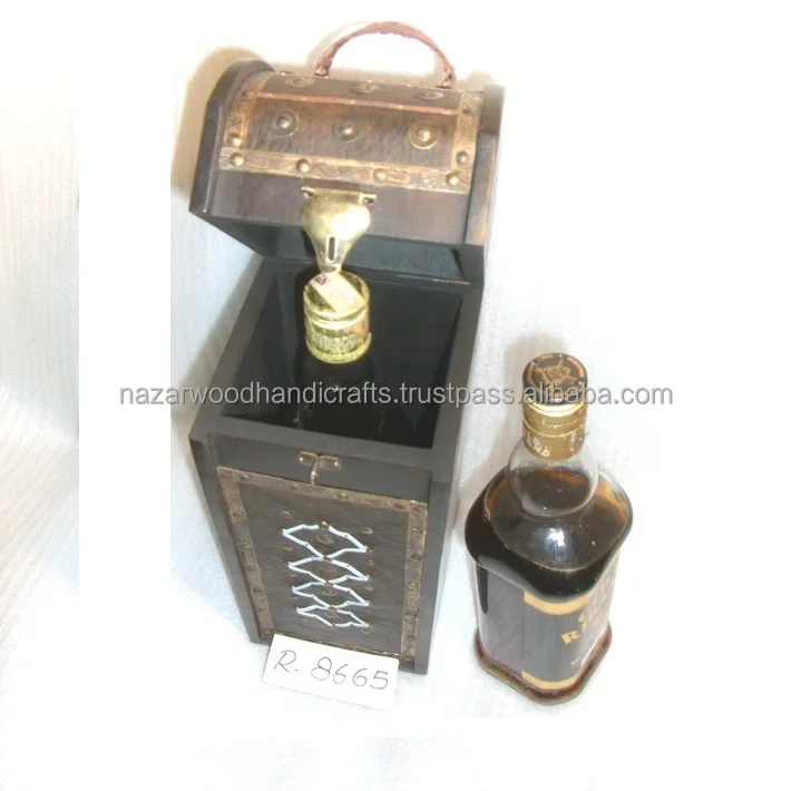  Традиционная деревянная коробка для вина по оптовой цене