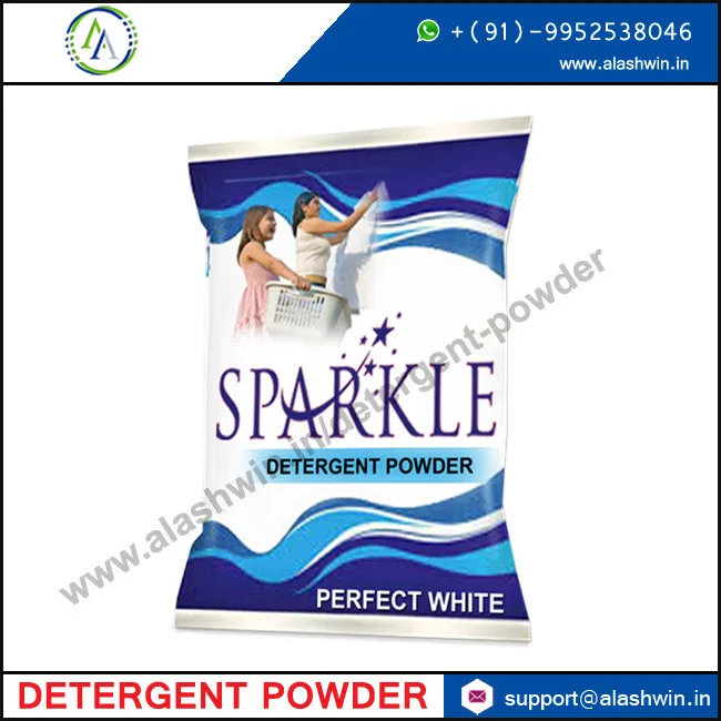 High Quality Factory-Made Soap Rich Green Perfume Red White Washing Detergent Powder for Apparel Made in India