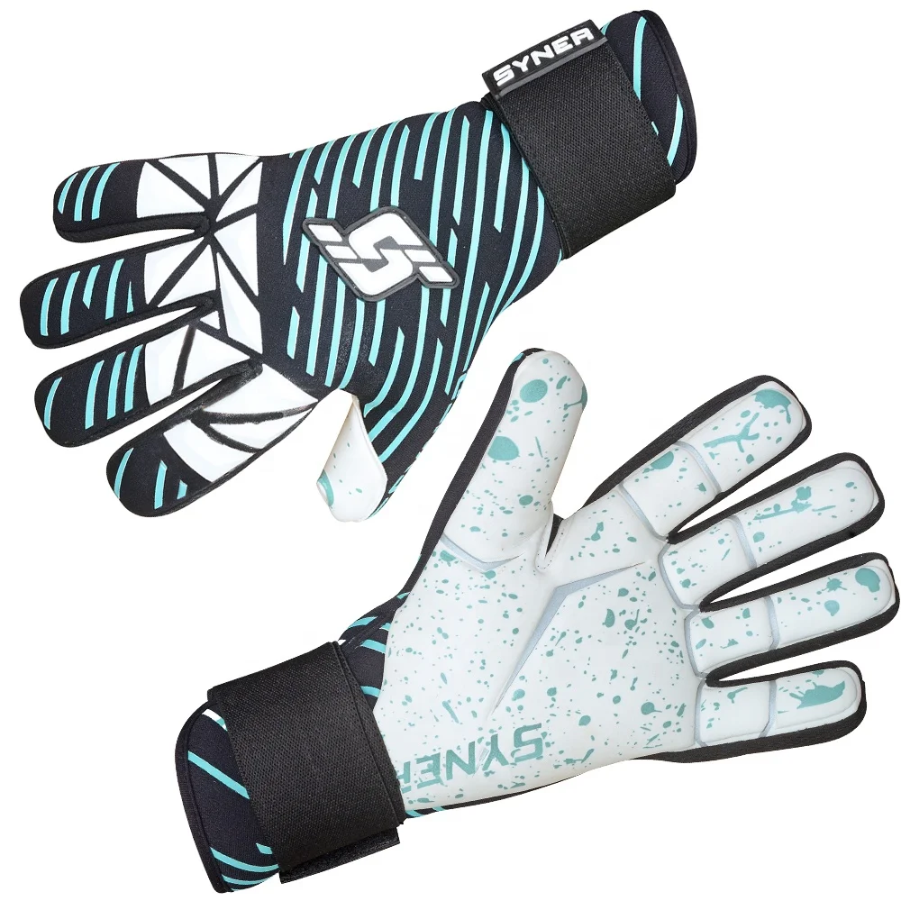 Professional Giga Grip Latex Goalkeeper Gloves Size 5 to 11 4mm Finger Protection for Training for Futbol Goalees