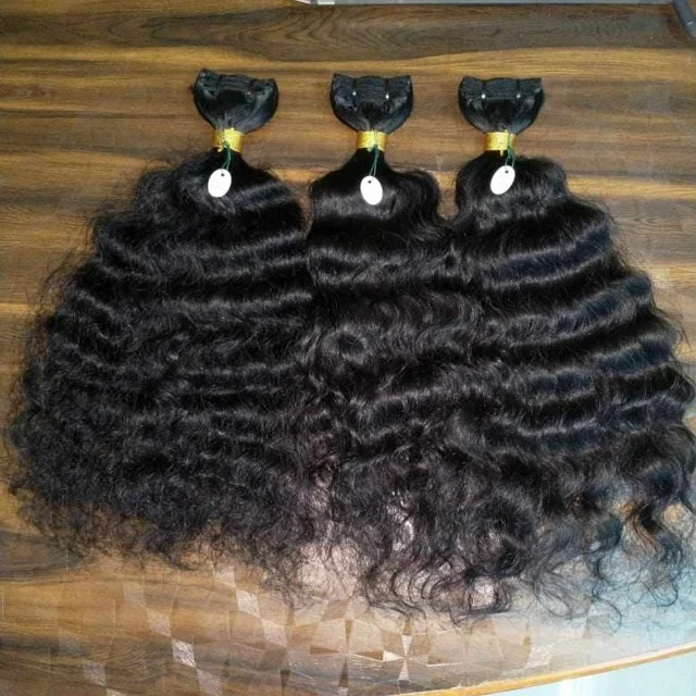 Long Straight Heat Resistant Double Drawn Synthetic seamless clip in hair extension 160grams Synthetic Hair Extension Clip In