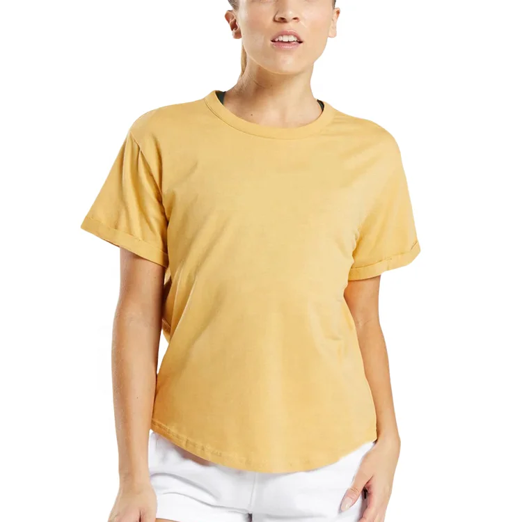 Best Design Female T-Shirt Wholesale T Shirt For Women Casual 100% Cotton Blank T-Shirt Women