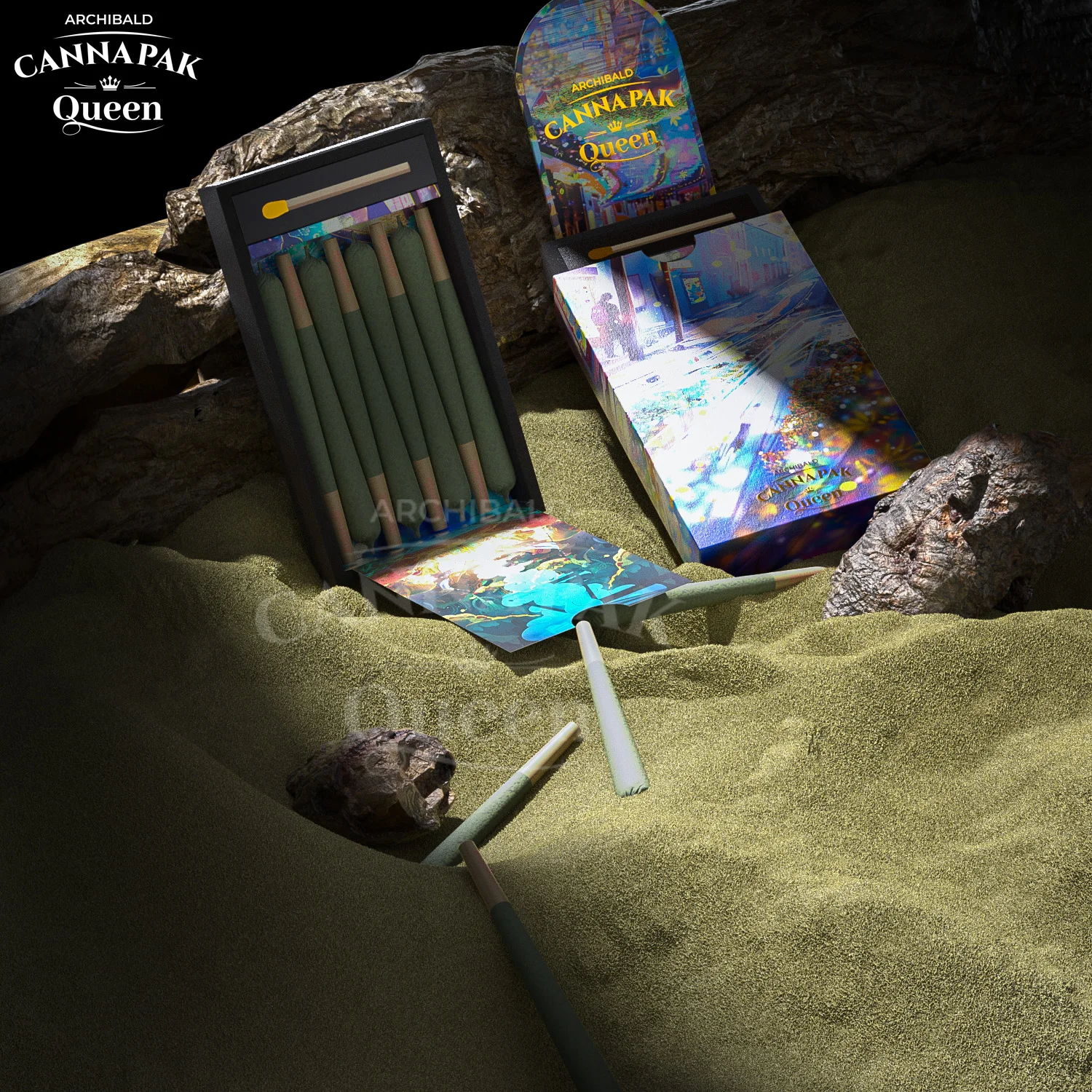 Archibald Exported Good Quality Tobacco Box Child Resistant Pre Roll Packaging Boxes