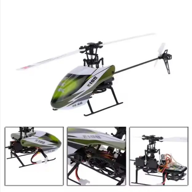 Wltoys XK K100 2.4G 6CH 3D 6G Mode Brushless Motor Remote Control RC Helicopter Quadcopter For Kids Gift Toys
