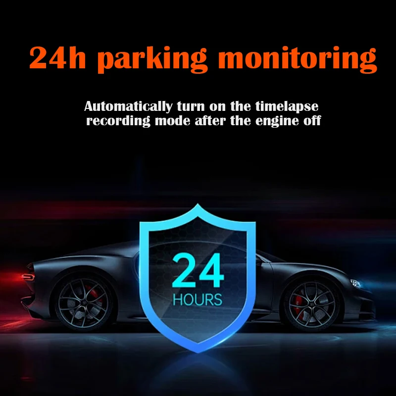 Dual Recording Dashcam with 4K Front and Rear Camera	Night Vision Recorder Full HD 4K Cam for Cars Car Dash Cam Video Cameras