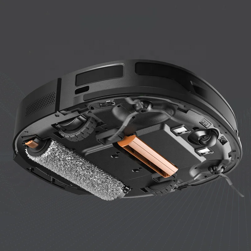 China OEM Wet Dry Intelligent Self Emptying Dust Collector Robotic Vacuum Cleaner with  5200mAh Big Battery