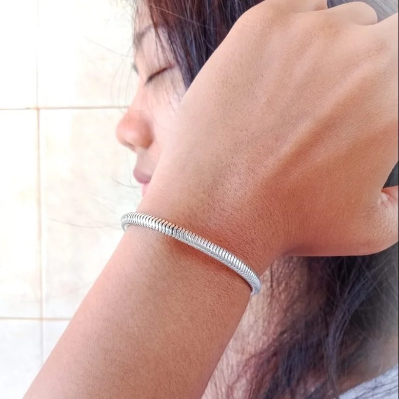 NY-CHB031-Silver Chain Bracelet Bali Chain Gift For Girls Sterling Silver Classic Chain Bracelet
