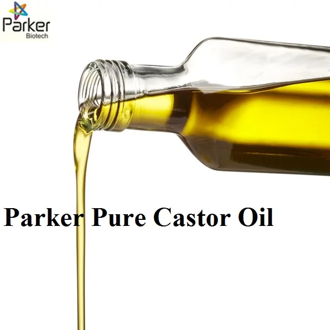Castor Seed Oil packed in 100ml glass bottle with customized packing in glass bottle buyer design