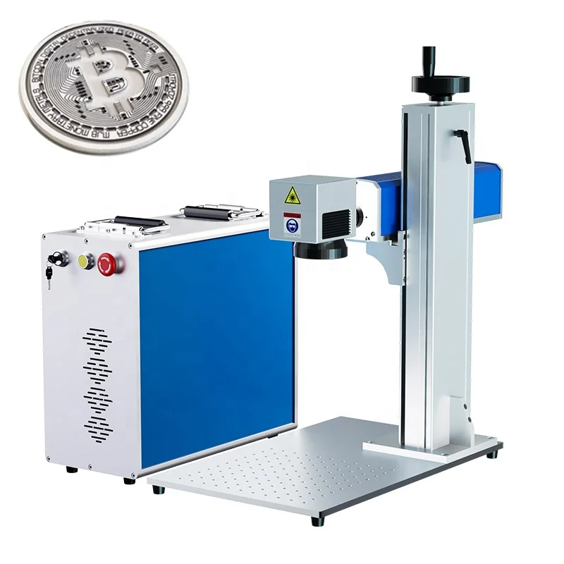 30w 50w 100w metal deep engraving fiber laser marking machine for stainless steel copper gold silver stone