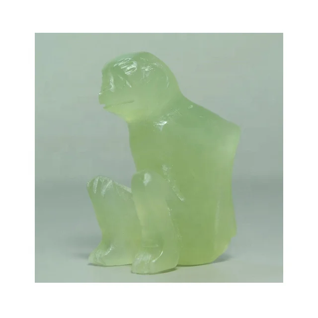  Маленькая декоративная фигурка оникса в виде зеленой обезьяны по индивидуальному размеру