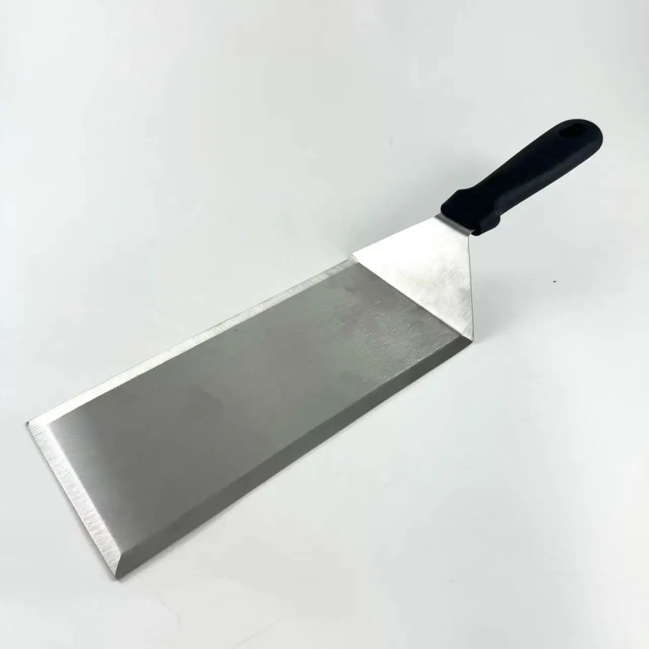 Stainless Steel BBQ Burger Long Griddle Spatula, Flat Top Griddle