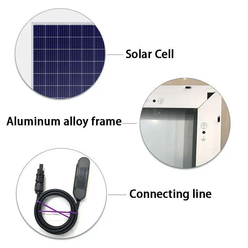 China Factory Price Poly Solar Panels Outdoor 400 watt 60 cell 72 cells Paneles Solares