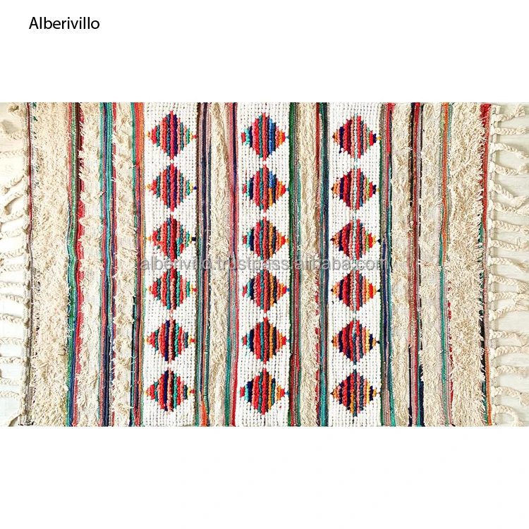 Внутренний и наружный ковер богемный напольный коврик ворсовый